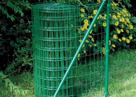 1.5m High Green Welded Wire Fencing Galvanized Pvc Coated For Seaport