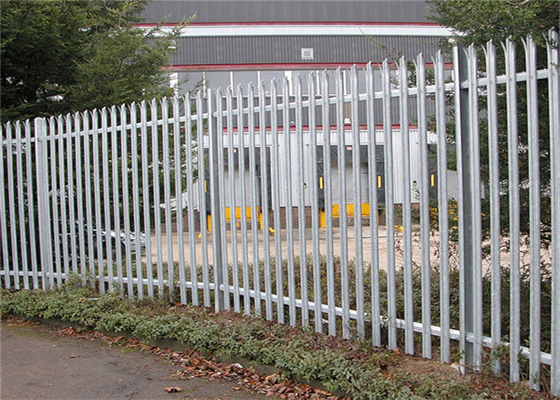 1.8m Height Hot Dipped Galvanized Palisade Fence High Security