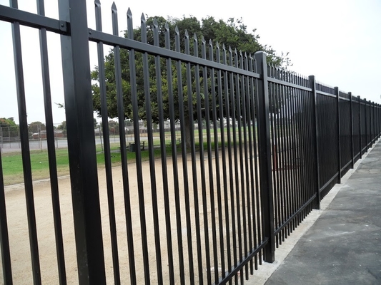 Waterproof 1.8m Height Wrought Iron Fence For Garden