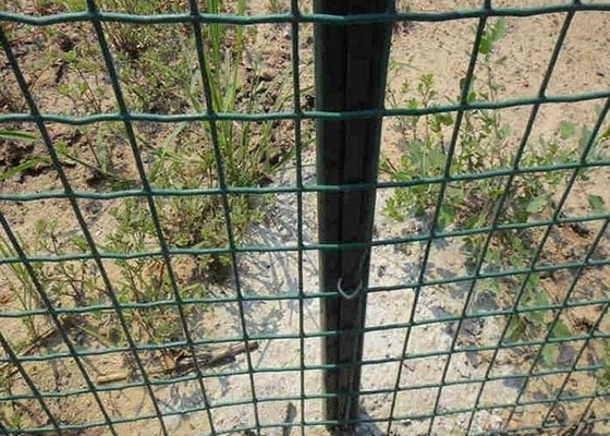 1.5m High Green Welded Wire Fencing Galvanized Pvc Coated For Seaport