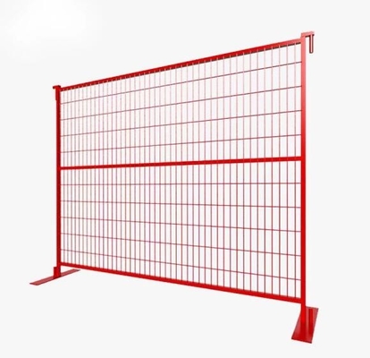 High Strength Low Carbon Steel Temporary Site Fencing Safety Easy Installation Ca