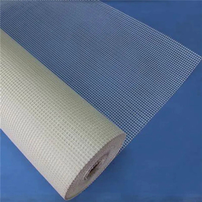 Reinforced 130g White Blue Fiberglass Mesh Roll As Building Materials