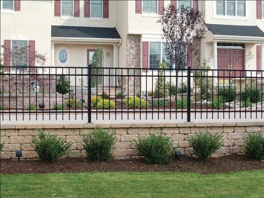 Galvanized Decorative Garden Wrought Iron Picket Fence