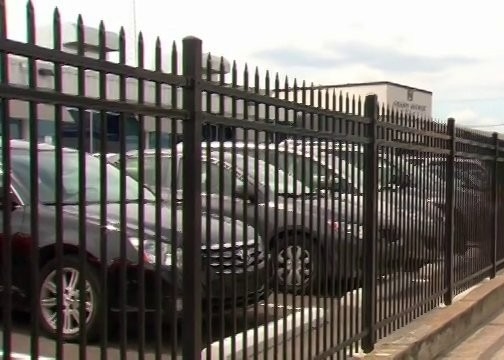 Anti Climb Picket 6ft High Wrought Iron Fence With 14ga Pipe