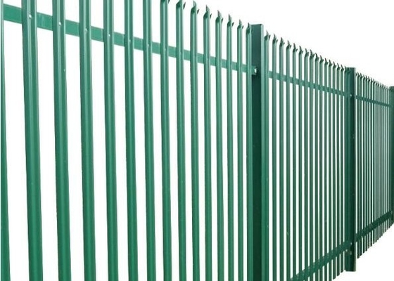 W Section Galvanized Steel Palisade Fencing