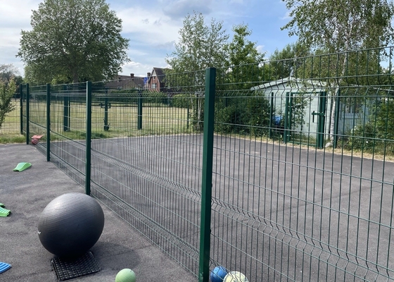 Decorative 6ft 6mm Welded Wire Mesh Fencing Powder Coated For Park
