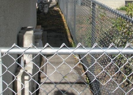Heavy Duty 2.5mm Chain Link Fence Metal Residential Galvanized 6ft
