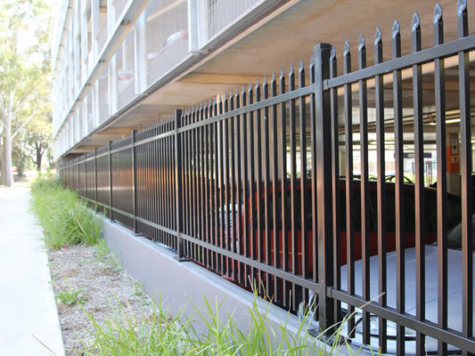 Recinzione da giardino in ferro battuto da 6 piedi x 8 piedi Recinzione in ferro ornamentale Recinzione in acciaio